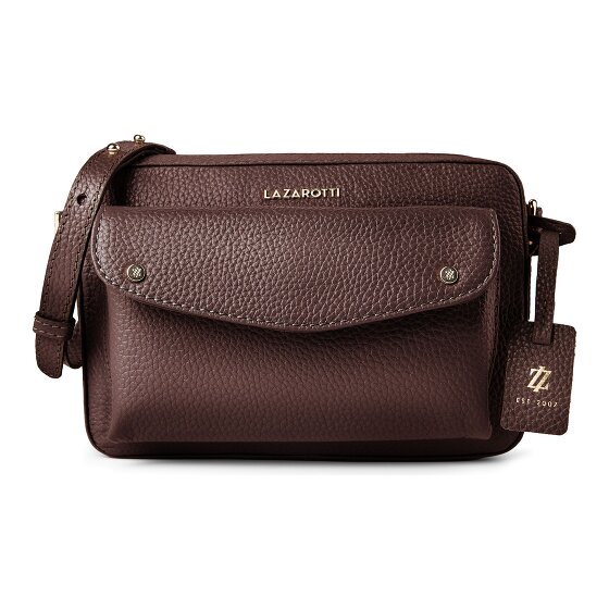 Lazarotti Bologna Leather Crossbody tas Leder 21 cm