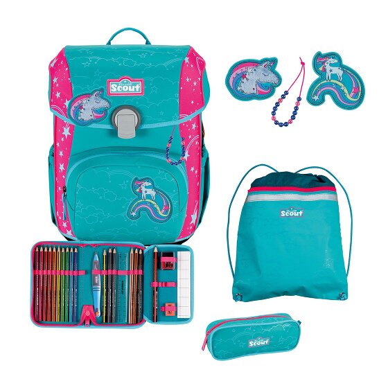 Scout Neo Exklusiv Superflash Extreme Schooltas set 4-delig Scout Neo Exklusiv Superflash Extreme Schooltas set 4-delig
