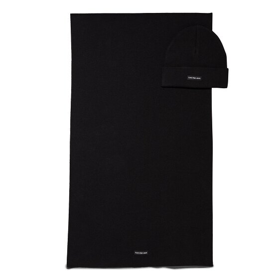 Calvin Klein Jeans Geschenkverpakking muts & sjaal cadeauset 2 stuks.