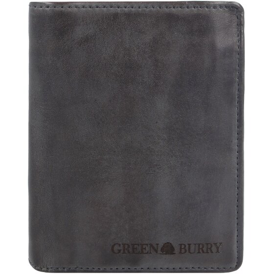 Greenburry Vintage Gewassen Leren Portemonnee 10 cm