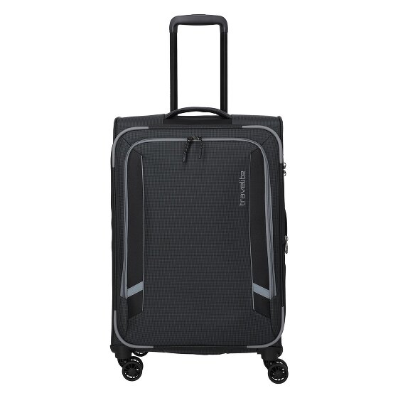 Travelite Corsiica 4 wielen Trolley M 67 cm met uitbreidingsplooi