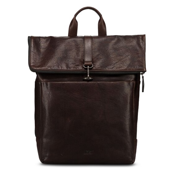 Jost Glasgow Dagrugzak RFID-bescherming Leder 42 cm Laptopvak