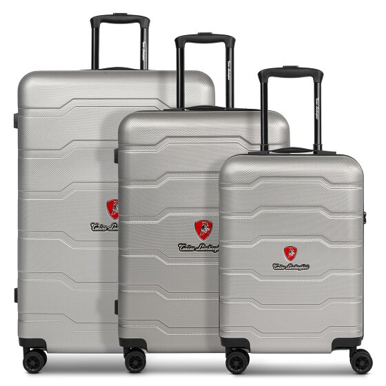 Tonino Lamborghini Bologna 4 wielen Kofferset 3-delig
