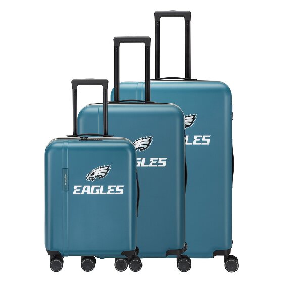 Travelite travelite x NFL 4 wielen Kofferset 3-delig met uitbreidingsplooi