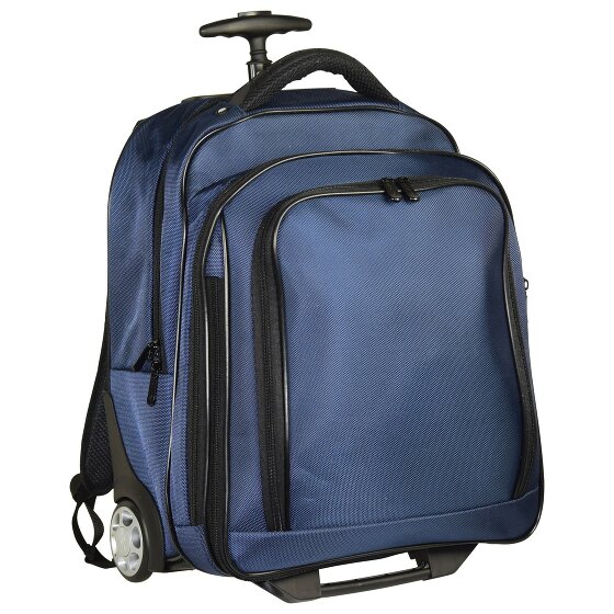 Dermata Rugzak trolley met 2 wielen 47 cm Laptopvak