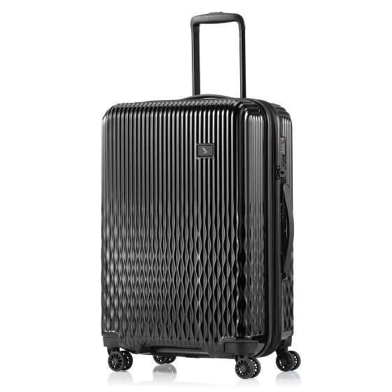 Pack Easy Flow 4 wielen Trolley M 66 cm met uitbreidingsplooi