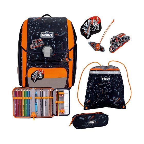Scout Genius Schooltas set 4-delig
