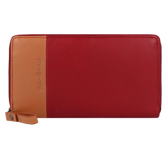 Greenburry Nappa Portemonnee RFID-bescherming Leer 19.5 cm