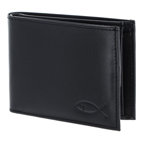 oxmox Leather Portemonnee RFID-bescherming Leder 11 cm
