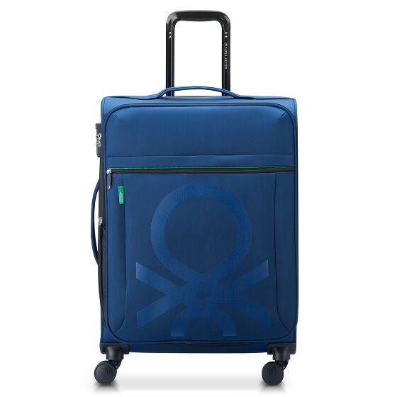 Delsey Paris x United Colors of Benetton Colour Bock 4-wiel trolley 67 cm met rekbare vouw