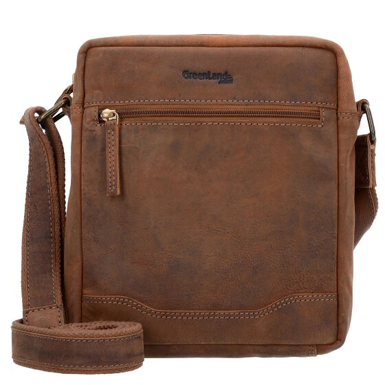 Greenland Nature Montenegro Schoudertas Leer 21 cm Greenland Nature Montenegro Schoudertas Leer 21 cm