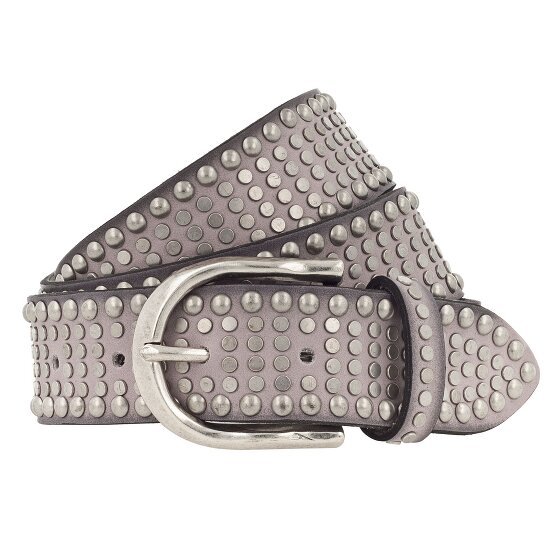 b.belt Riva Studded Belt Leer