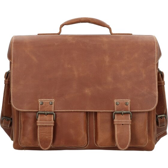 aunts & uncles Hunter Finn Aktetas Leer 40 cm Laptopcompartiment