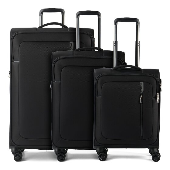 American Tourister Nitestream 4 wielen Kofferset 3-delig met uitbreidingsplooi