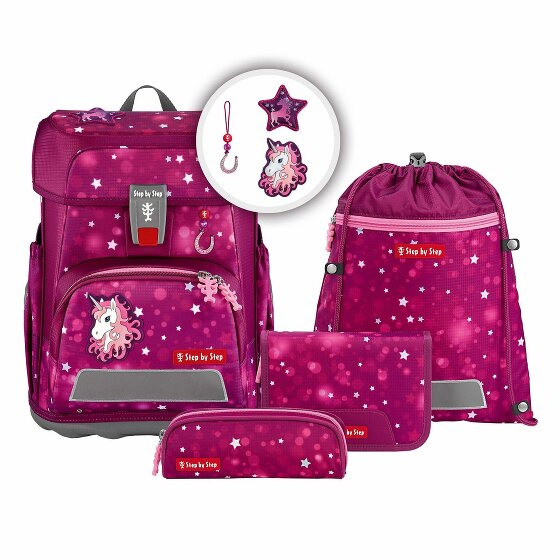 Step by Step Cloud Schooltas set 5-delig