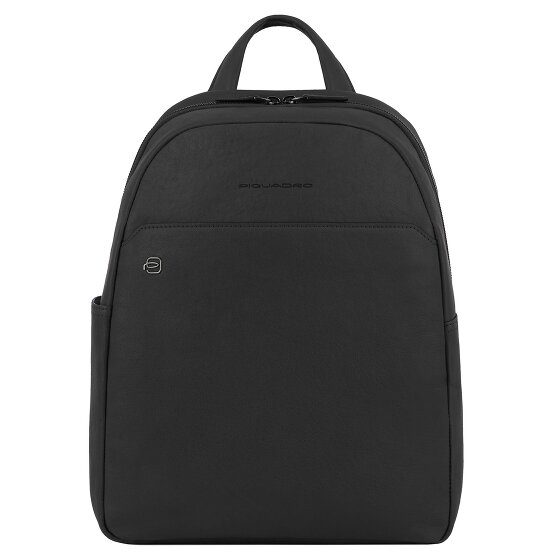 Piquadro Black Square Dagrugzak Leer 36 cm Laptop compartiment