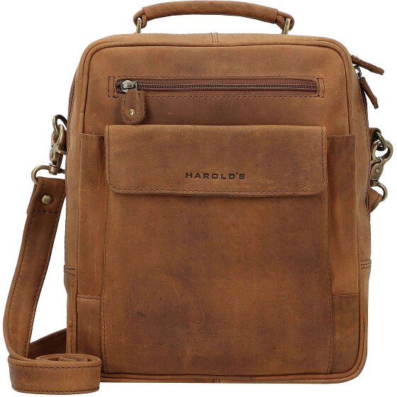 Harold's Antieke Leren Schoudertas 24 cm