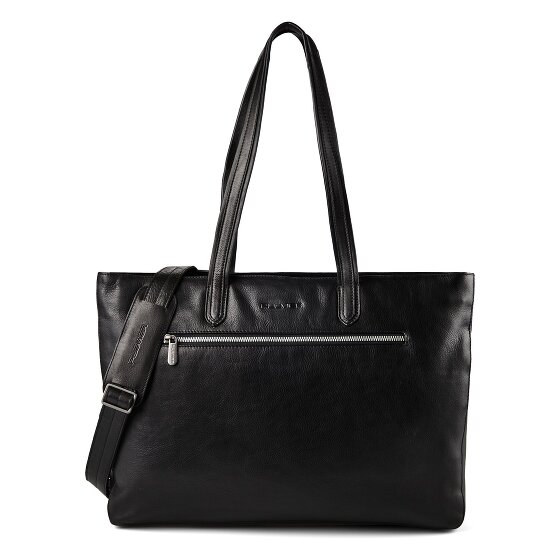 Plevier Power Shopper Tas Leer 43.5 cm Laptop compartiment