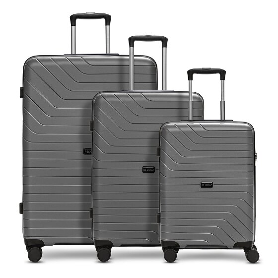 Redolz Essentials 05 3-SET 4 wielen Kofferset 3-delig