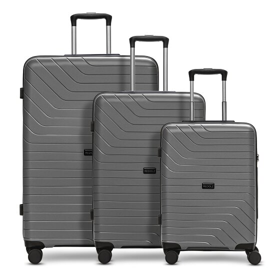 Redolz Essentials 05 3-SET 4 wielen Kofferset 3-delig