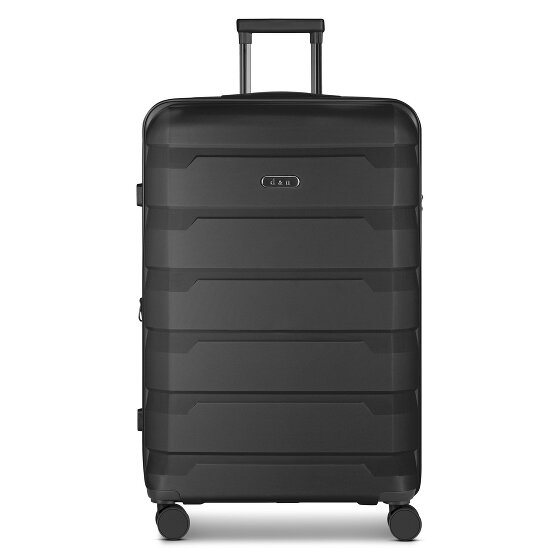 d&n South Dakota 4 wielen Trolley L 76 cm met uitbreidingsplooi