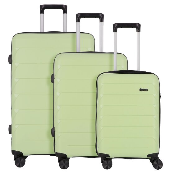 d&n Travel Line 4100 4 wielen Kofferset 3-delig