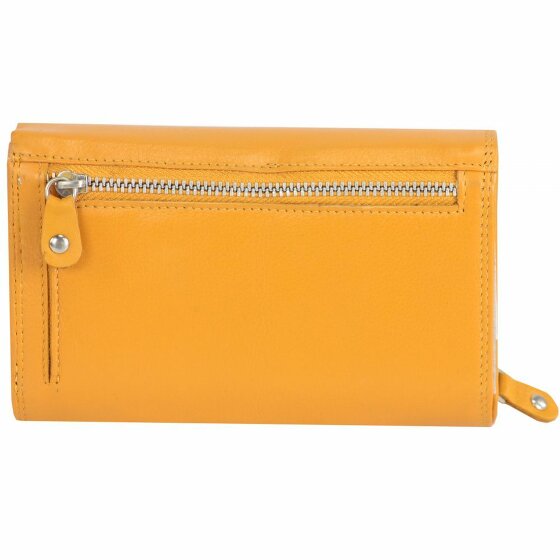 Greenburry Sponsachtig portefeuille leer 15,5 cm