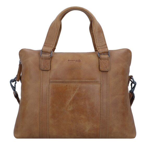 Greenland Nature Lichte aktetas Leer 38 cm Laptopvak