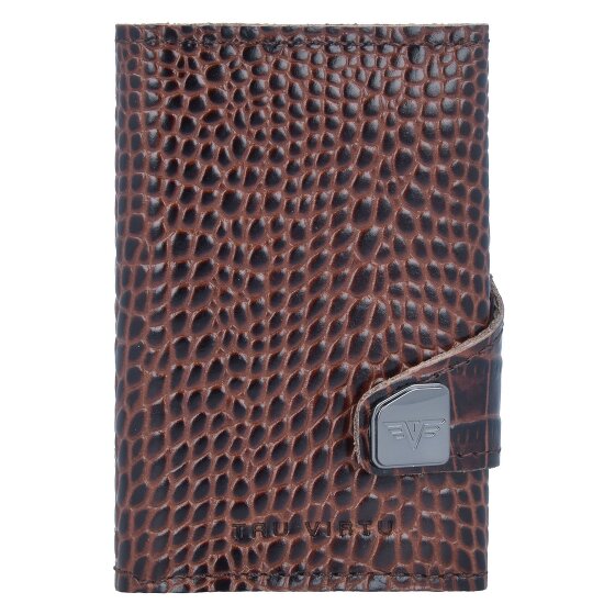 Tru Virtu Click & Slide Creditcardetui Portemonnee RFID Leer 6,5 cm