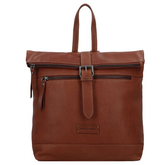 Jack Kinsky Montreal Stad rugzak Leer 29 cm Jack Kinsky Montreal Stad rugzak Leer 29 cm