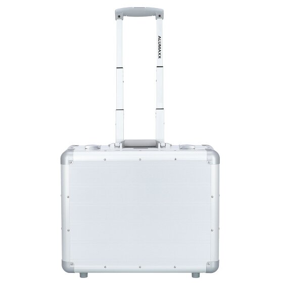 Alumaxx Zakelijke trolley met 2 wielen, Aluminium, laptopvak 37 cm