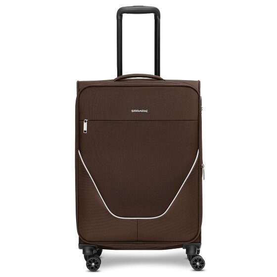 Stratic taska 4-wiel trolley M 65 cm met uitvouwbare plooi