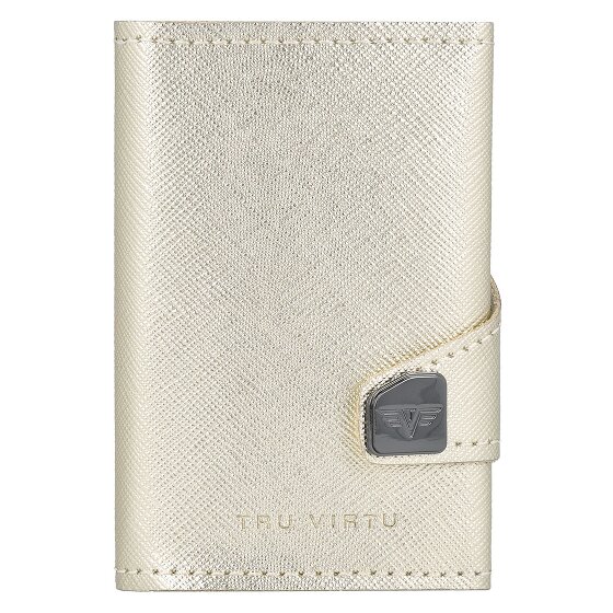 Tru Virtu Click & Slide Creditcardetui Portemonnee RFID Leer 6,5 cm
