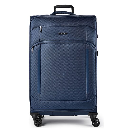 d&n Travel Line 9804 4 wielen Trolley L 78 cm met uitbreidingsplooi