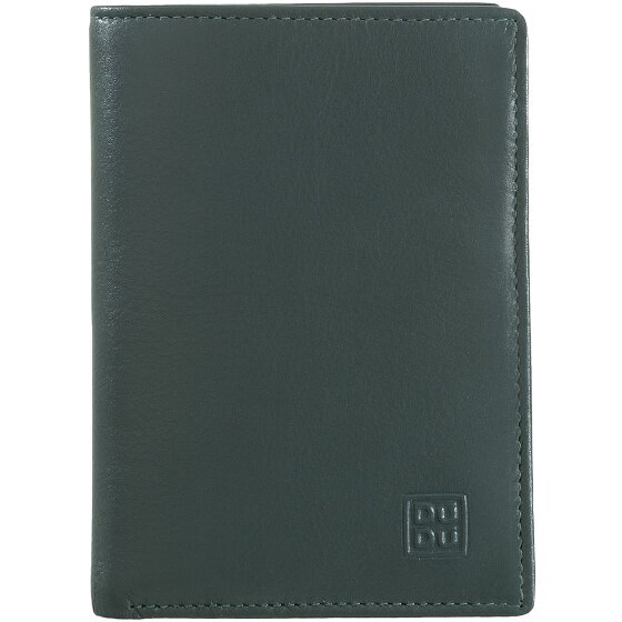 DuDu Tiberio Portemonnee RFID-bescherming Leder 9.5 cm