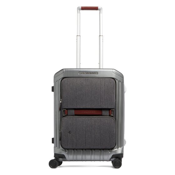 Piquadro PQLM-cabinewagen met 4 wielen, 55 cm, laptopvak