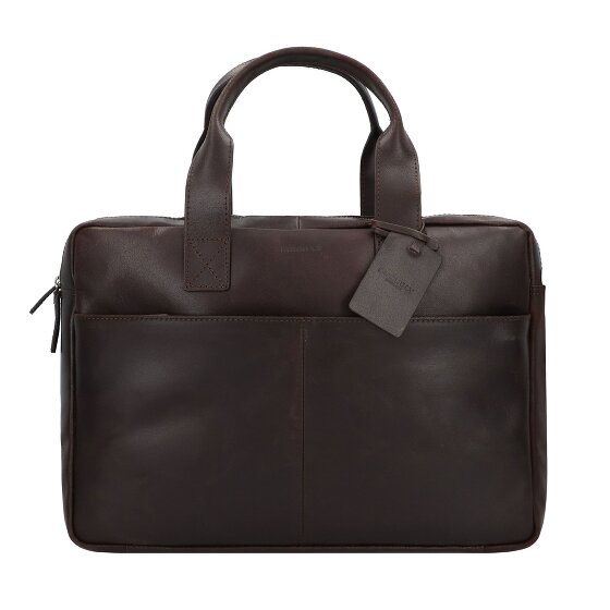 Burkely Vintage Jesse aktetas leer 42 cm laptop compartiment