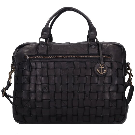 Harbour 2nd Koele aktetas Aris leer 40 cm laptop compartiment
