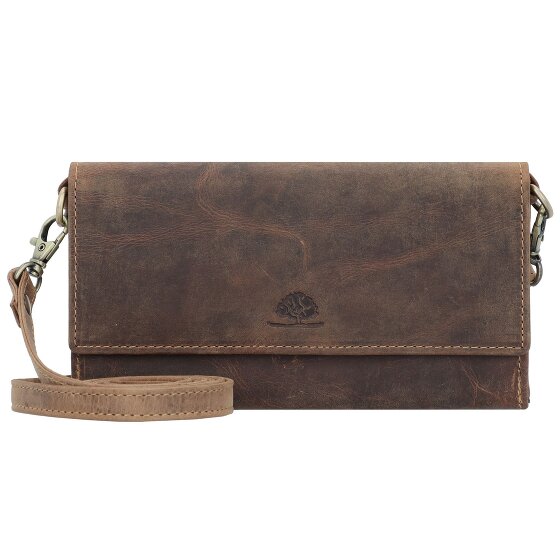 Greenburry Vintage Portemonnee RFID-bescherming Leer 20 cm