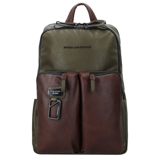 Piquadro Harper Rugzak RFID Leer 40 cm Laptopcompartiment