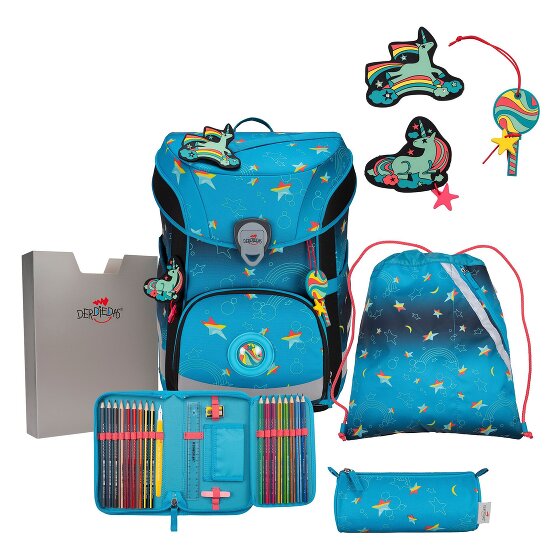 DerDieDas ErgoFlex Easy LED Schooltas set 5-delig