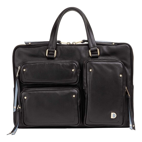 DuDu Pocket Koffer Leer 36 cm Laptop compartiment