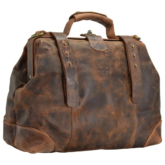 Greenland Nature Klassieke strijktas Dokterstas Leer 37 cm