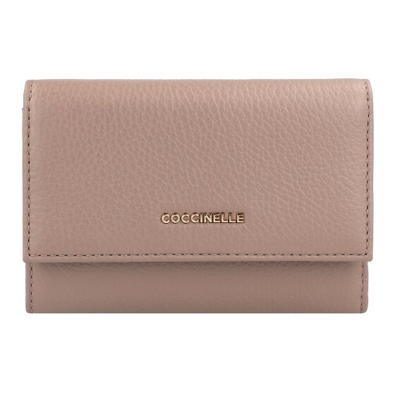 Coccinelle Metallic Zacht Portemonnee Leer 14 cm