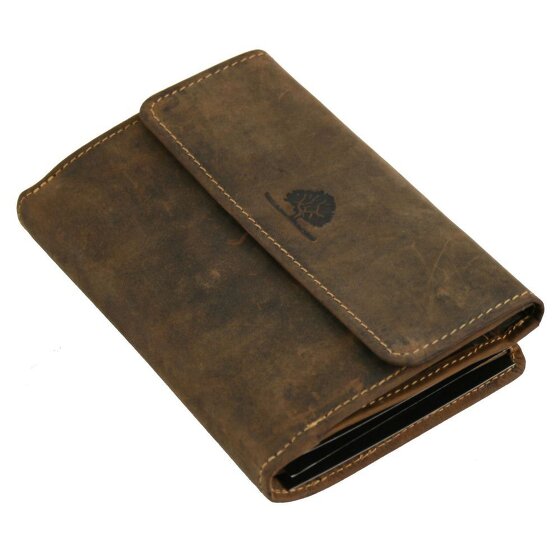 Greenburry Vintage Portemonnee Leder 14 cm