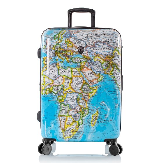 Heys Black Camo 4 wielen Trolley M 66 cm met uitbreidingsplooi