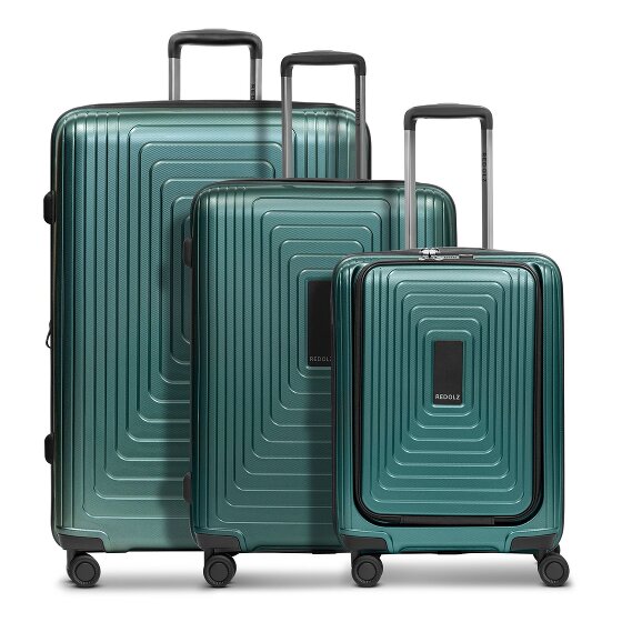 Redolz Essentials 14 4 wielen Kofferset 3-delig met uitbreidingsplooi