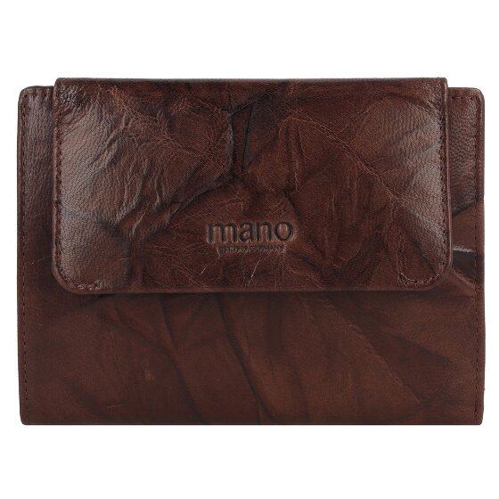 mano Donna Aurona Portemonnee RFID Leer 14 cm