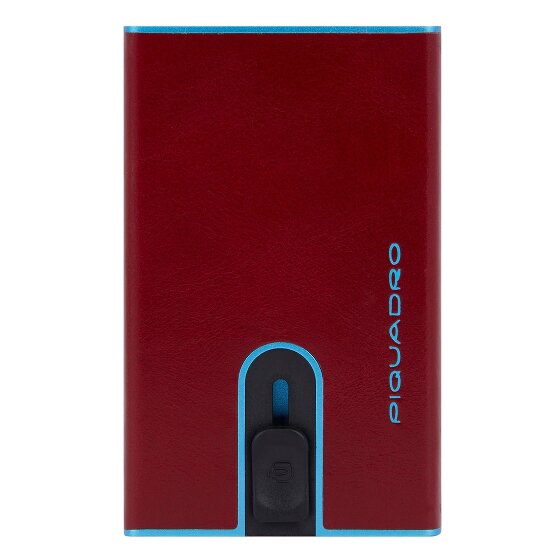 Piquadro Blue Square Kredietkaart etui RFID-bescherming Leer 6.5 cm