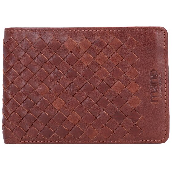 mano Don Luca Portemonnee Leer 12 cm